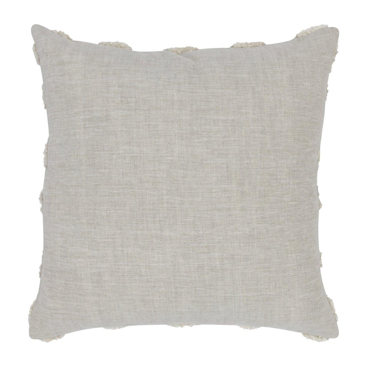 Ellett Natural/Ivory Pillow, Set of 2.