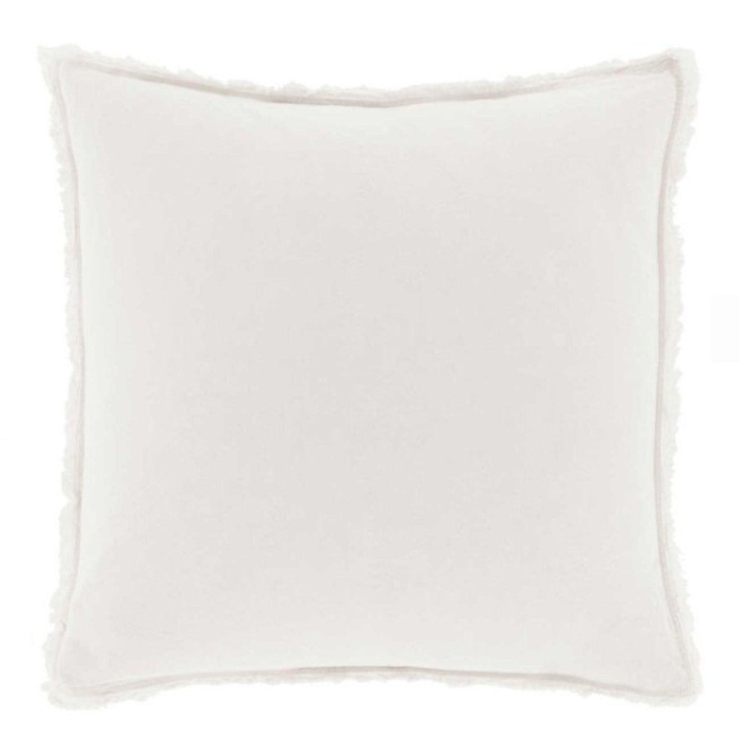 Faye Linen Dove White Sham - Standard.