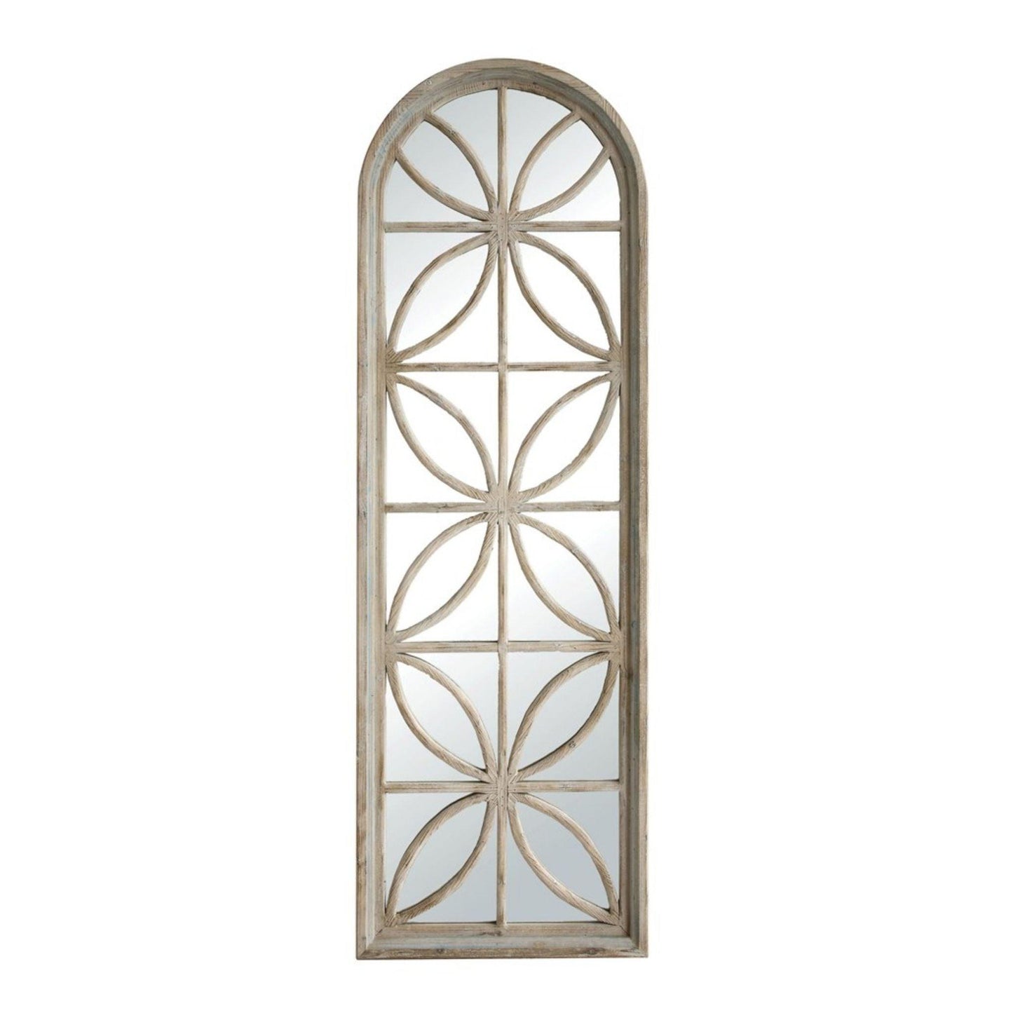 Fir Wood Framed Mirror.