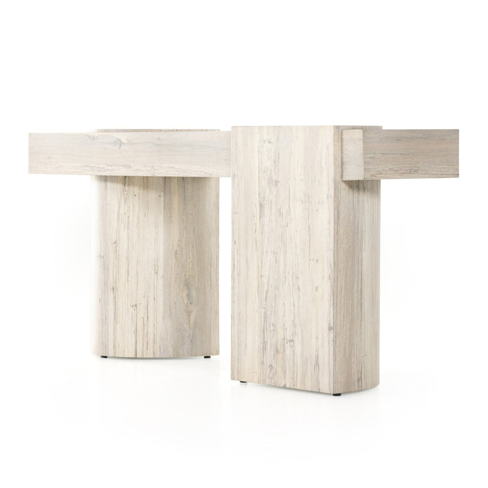 Georgie Console Table - Bleached Spalted Oak - #shop_name Console Tables