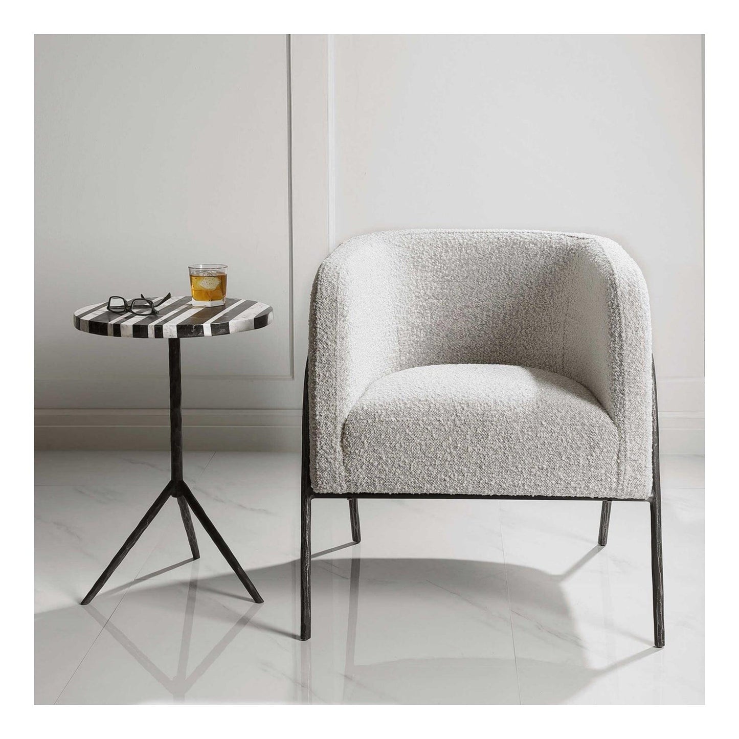 Jacobsen Accent Chair, Gray.