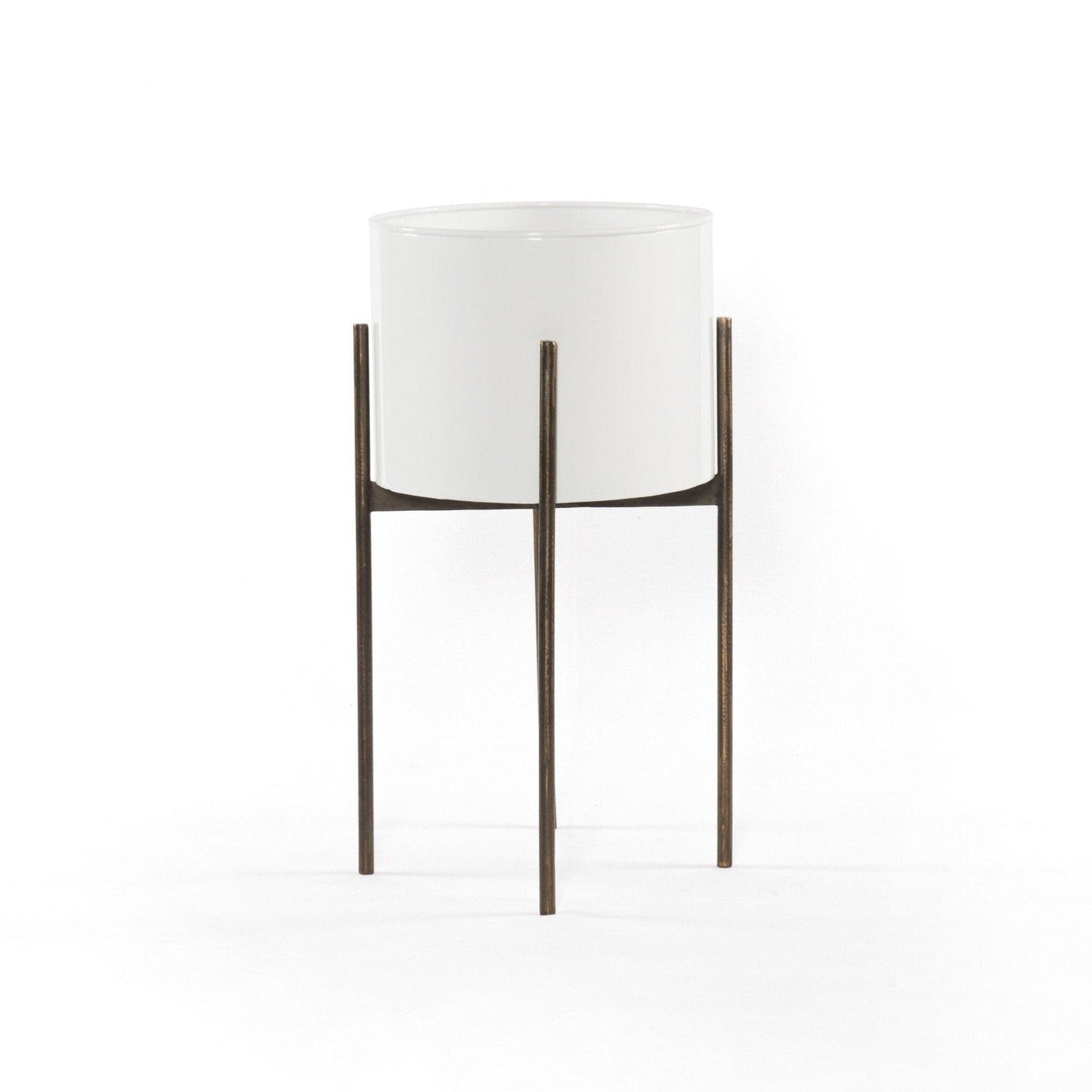 Jed Planter - White High Gloss.