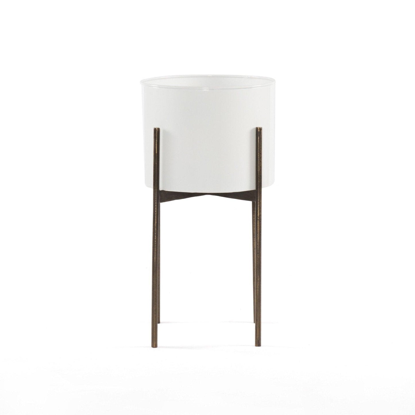 Jed Planter - White High Gloss.