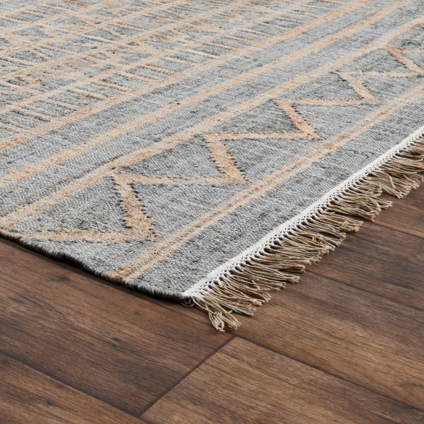 Kingston Distressed Spa Blue Rug.