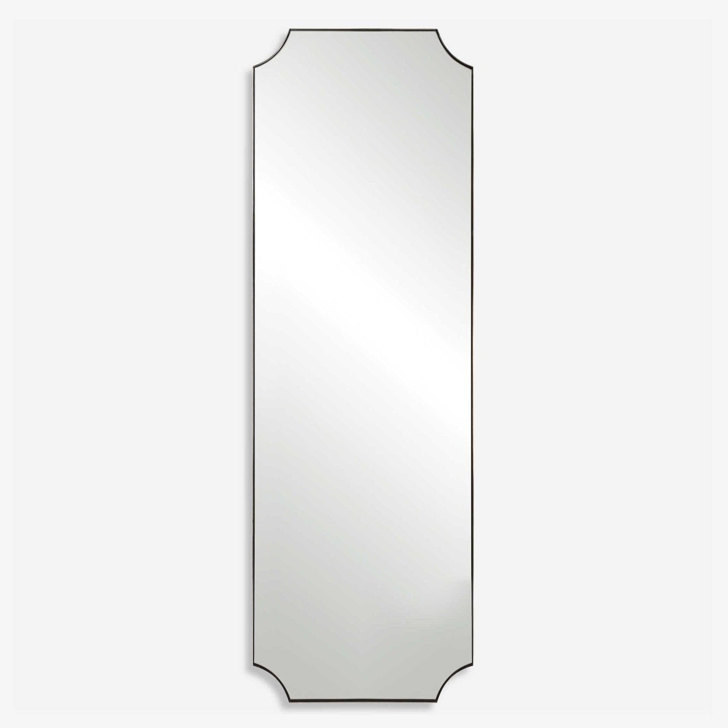 Lennox Tall Mirror, Nickel.