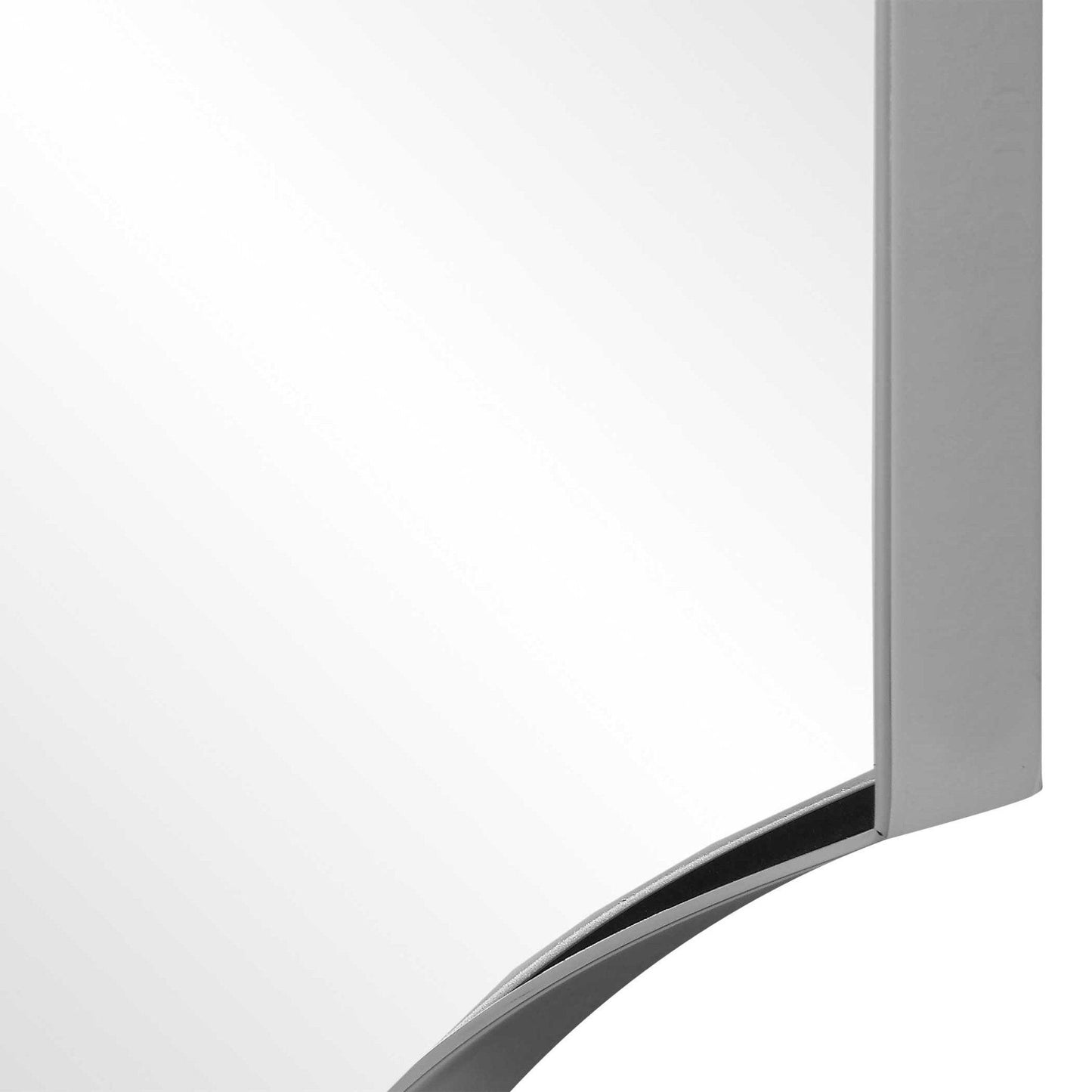 Lennox Tall Mirror, Nickel.