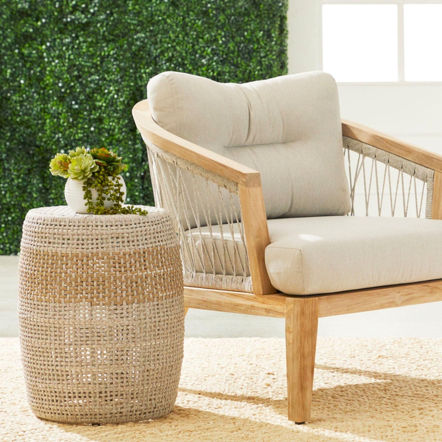 Loom Outdoor Accent Table.