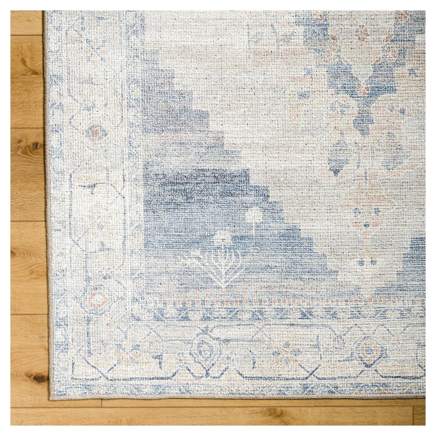 Luca Amber, Denim, and Ivory 8' x 10' Rug.