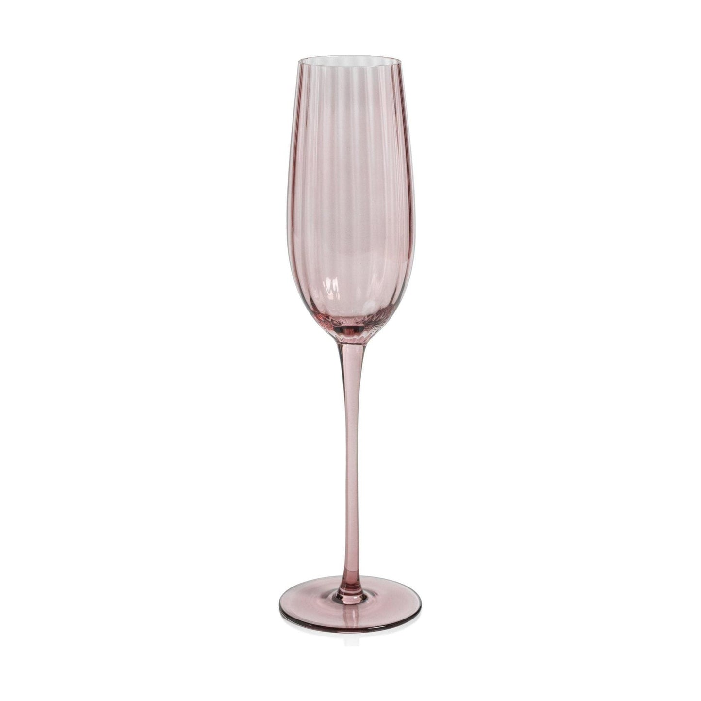 Madeleine Optic Champagne Flute Wine Glass - Set of 4.