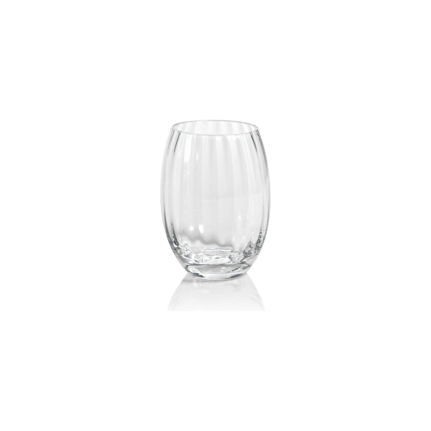 Madeleine Optic Stemless All-Purpose Glass - Set of 4.