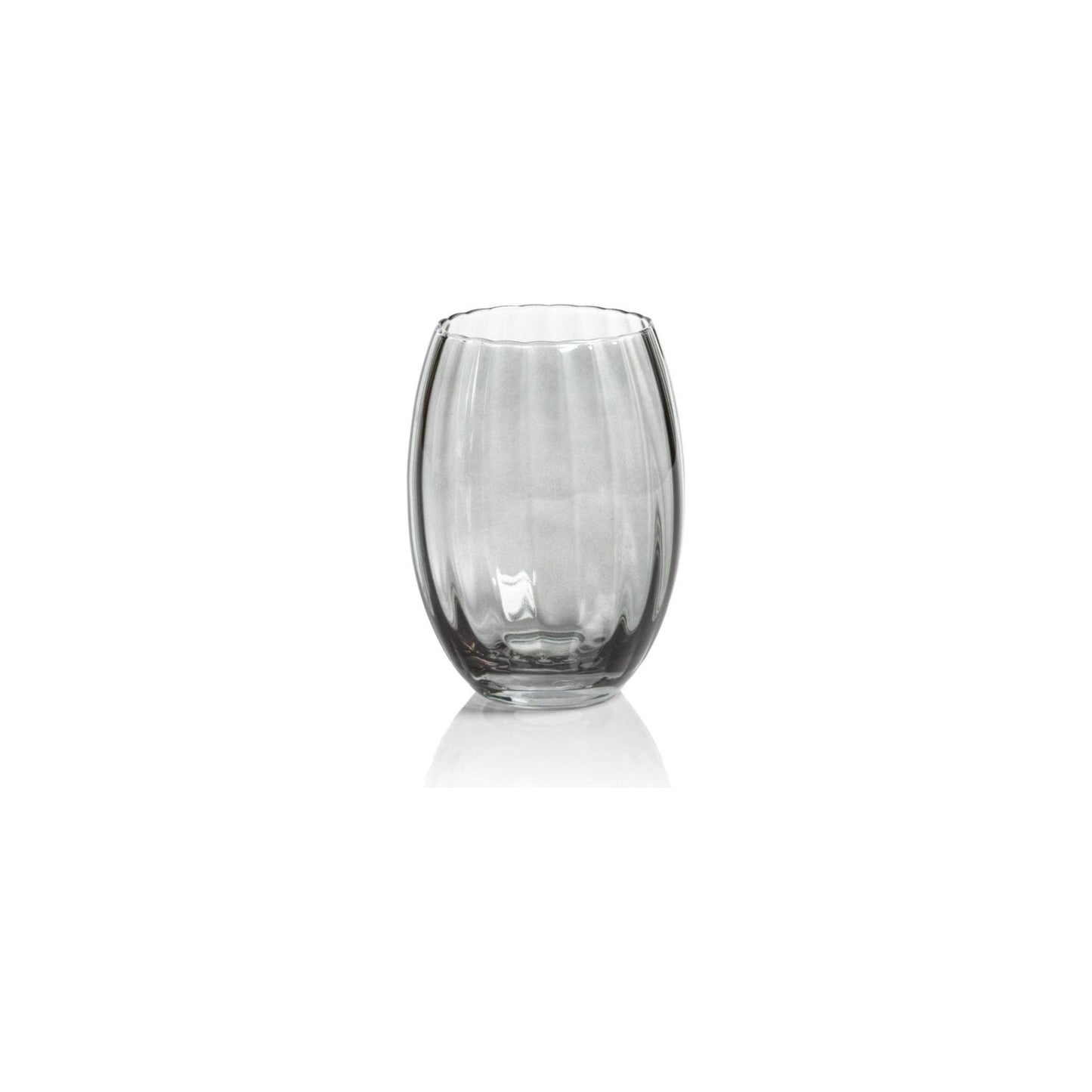 Madeleine Optic Stemless All-Purpose Glass - Set of 4.