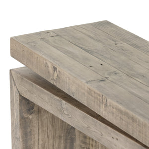 Matthes Reclaimed Pine Console Table - Weathered Wheat - #shop_name Console Tables