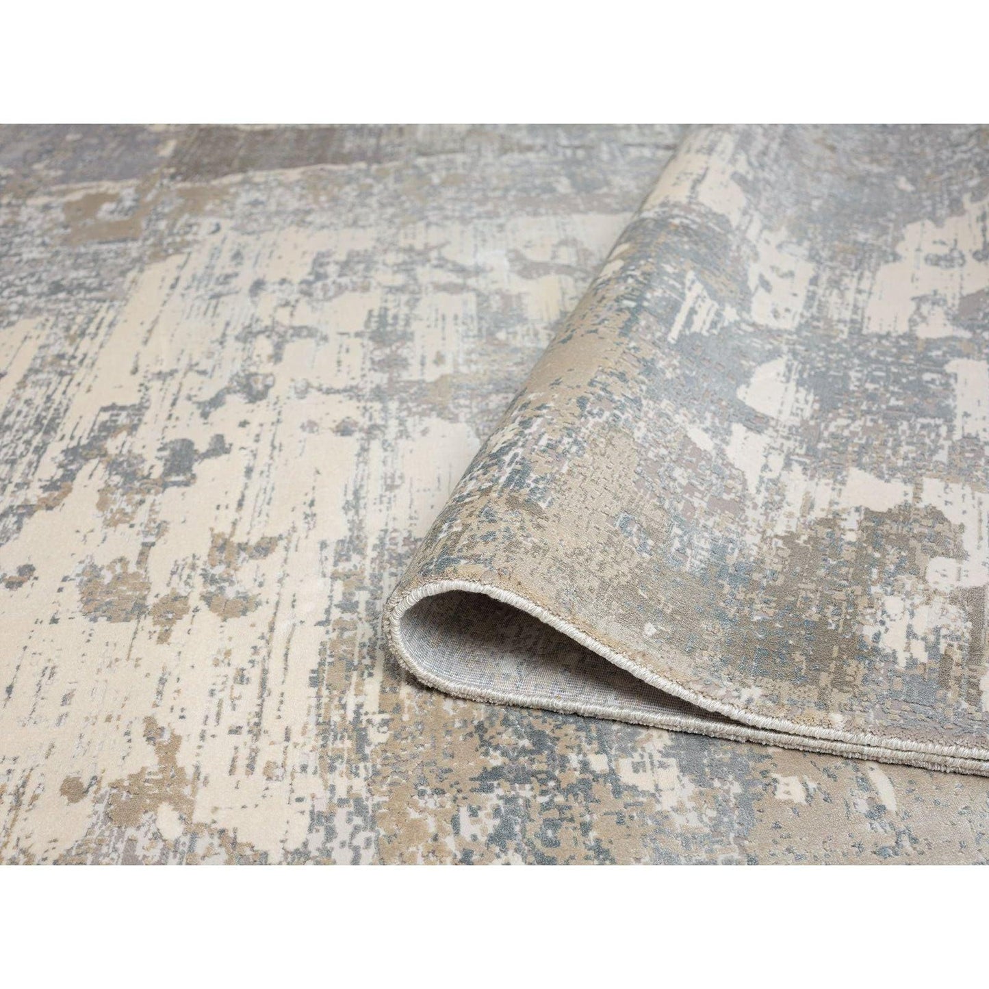 OI Kingsley Earth Tones/Greys Power Loomed Rug.