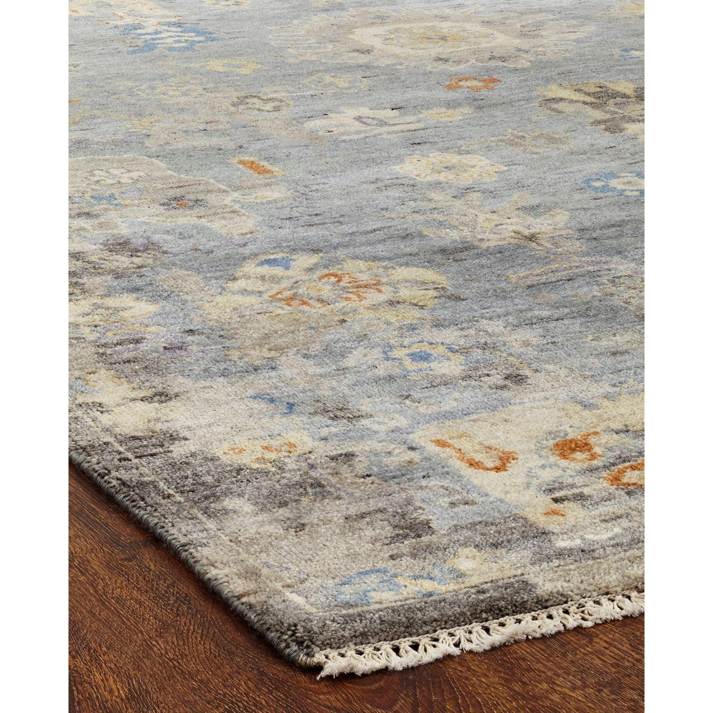 OID Blue Ice Hand Knotted Rug.