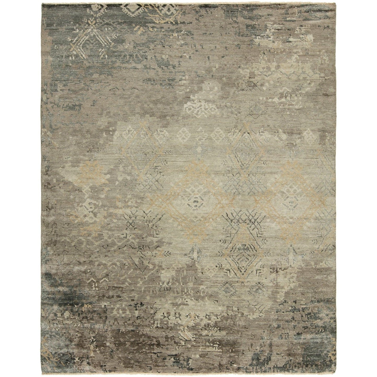 OID Vintage Earth Hand Knotted Rug.