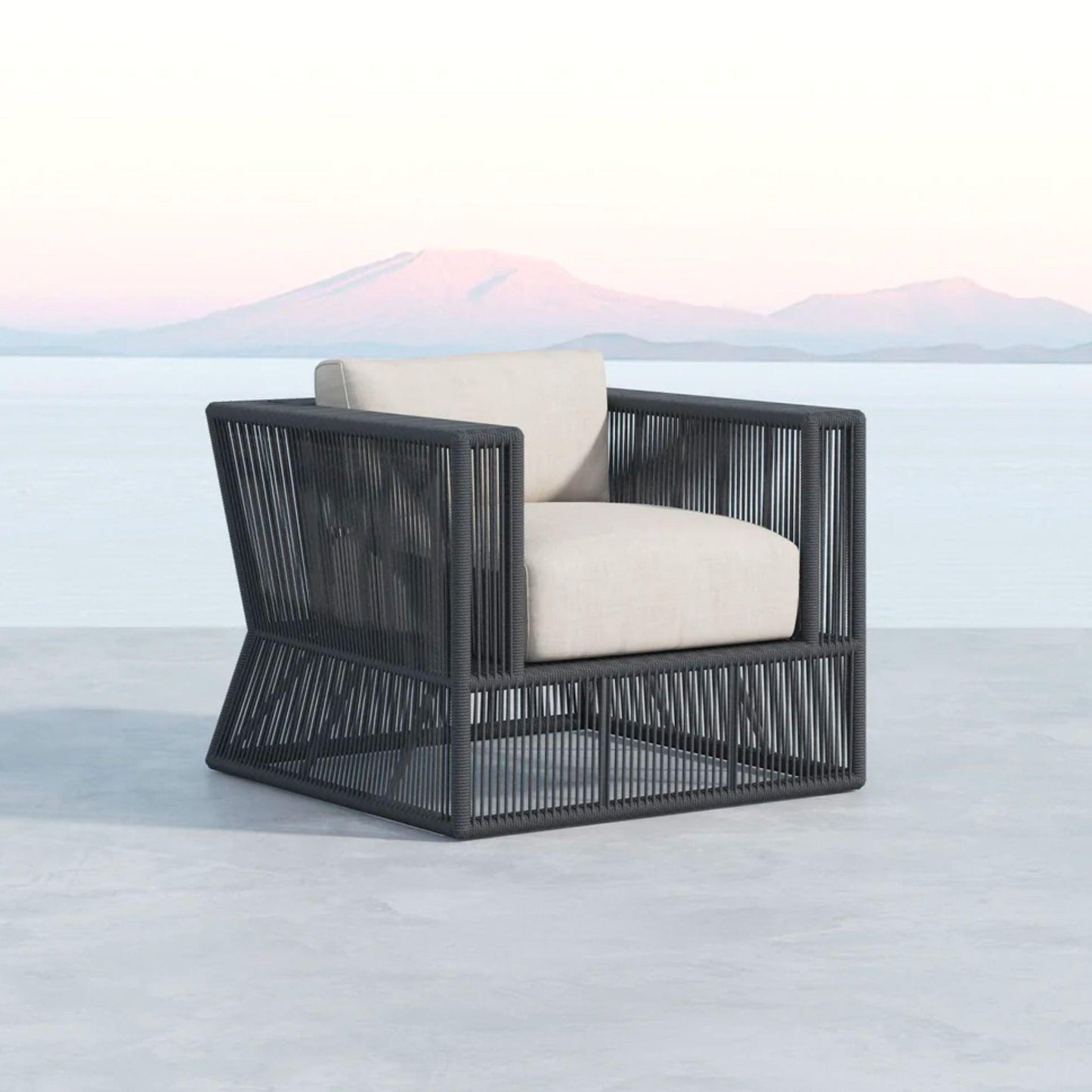 Outdoor Milano Club Chair.