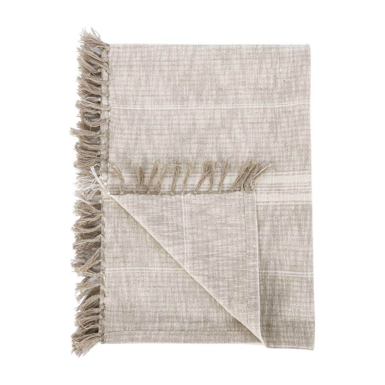 Ria Natural/Ivory Throw 50x70.