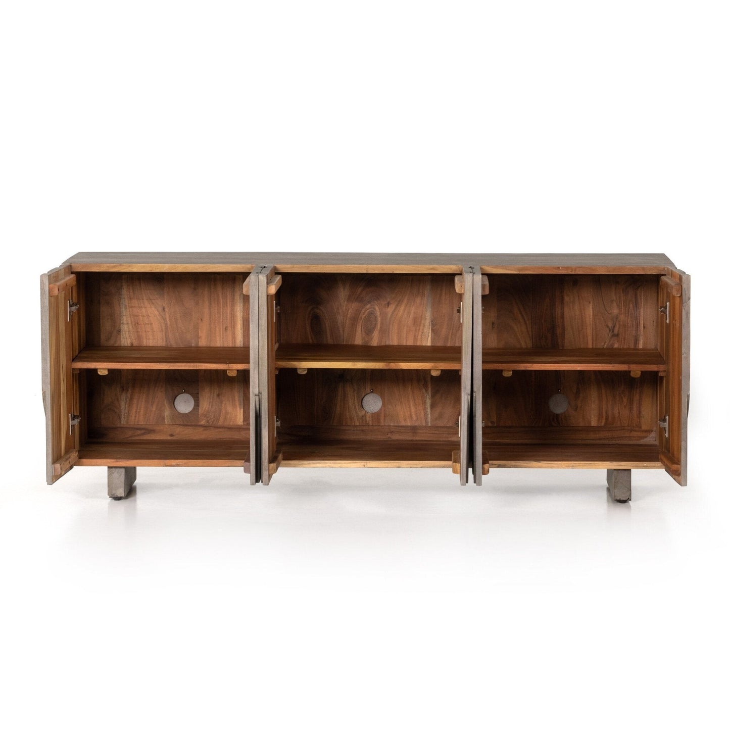 Rivka Media Console - Aged Grey.