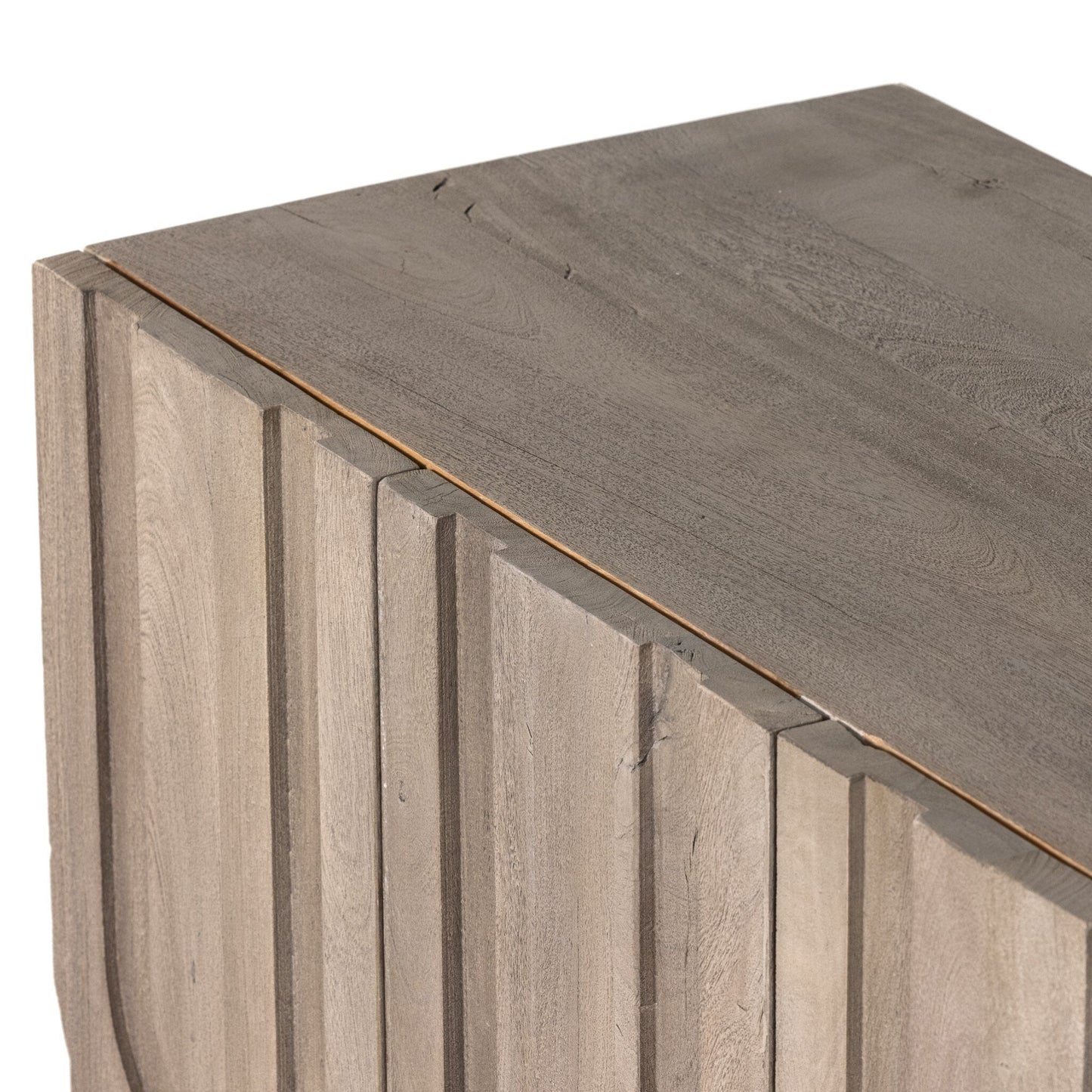 Rivka Media Console - Aged Grey.