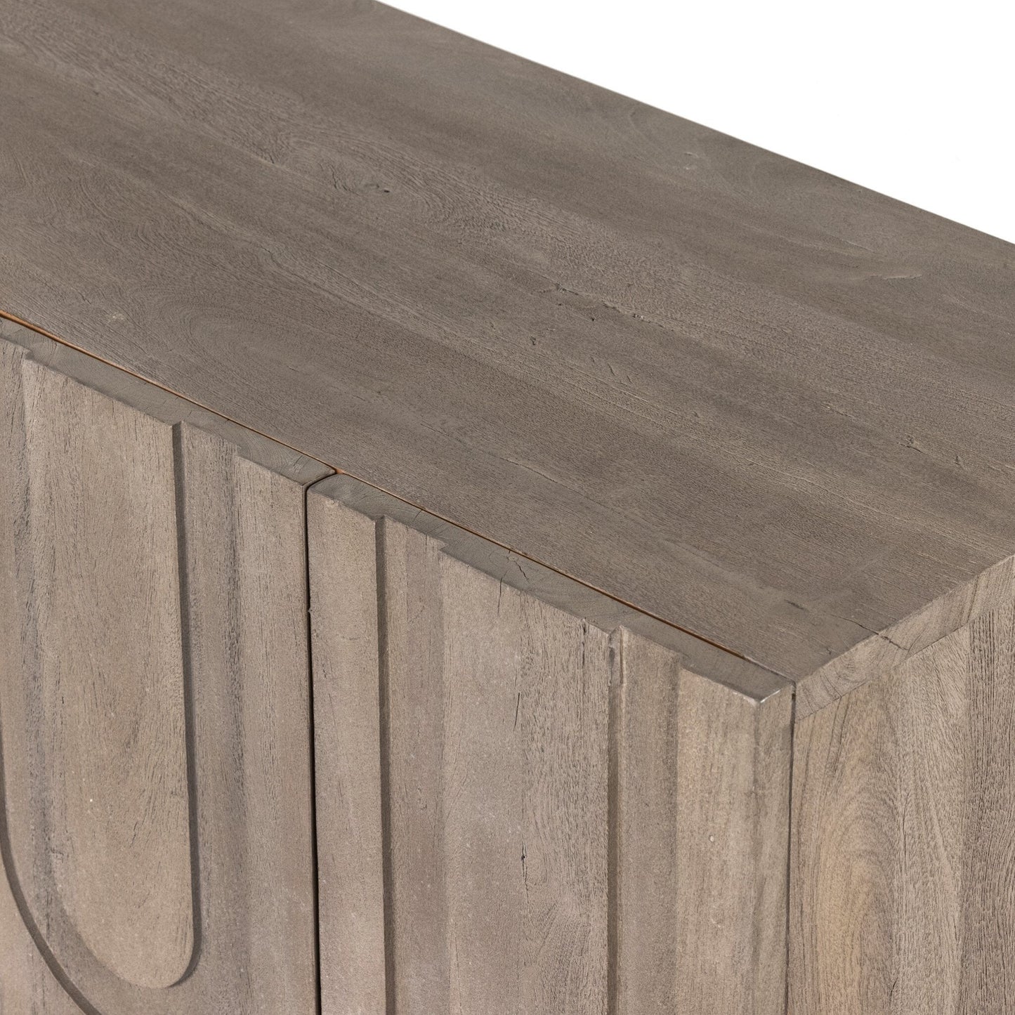 Rivka Media Console - Aged Grey.
