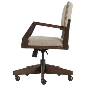 Sheffield Upholstered Desk Chair - #shop_name Swivel Chair