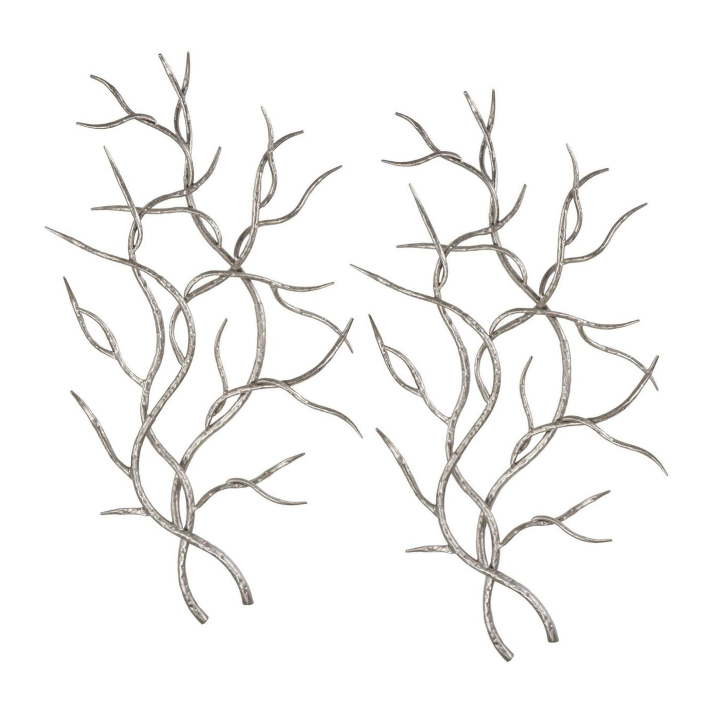 Silver Branches Wall Decor.