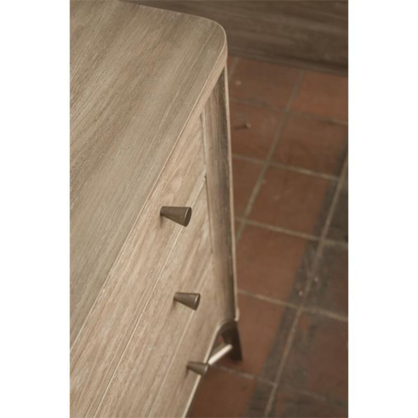 Sophie Three Drawer Nightstand.