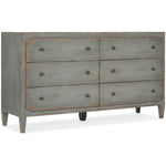 Speckled Gray Six Drawer Dresser - #shop_name Chest