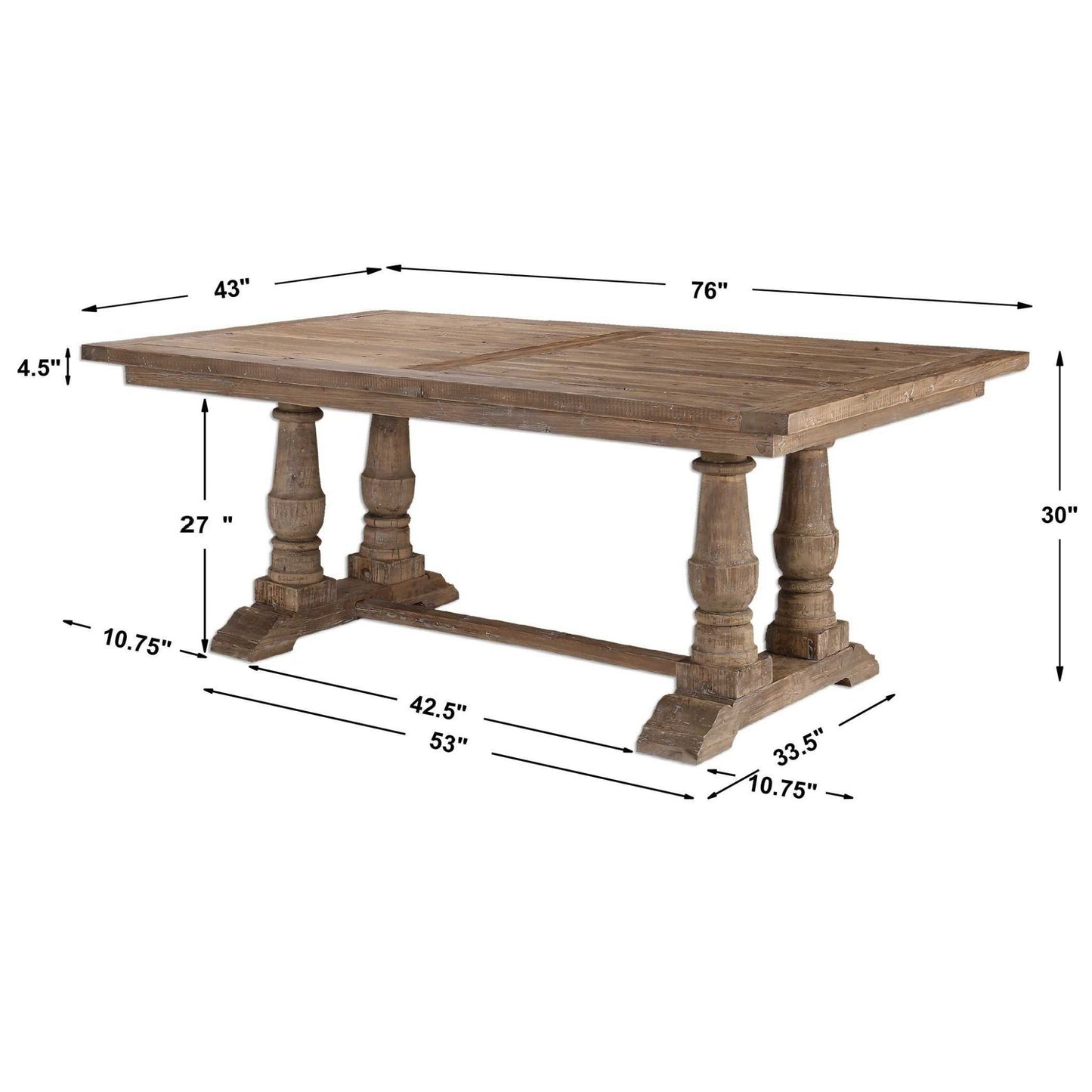 Stratford Dining Table - #shop_name Dining Table