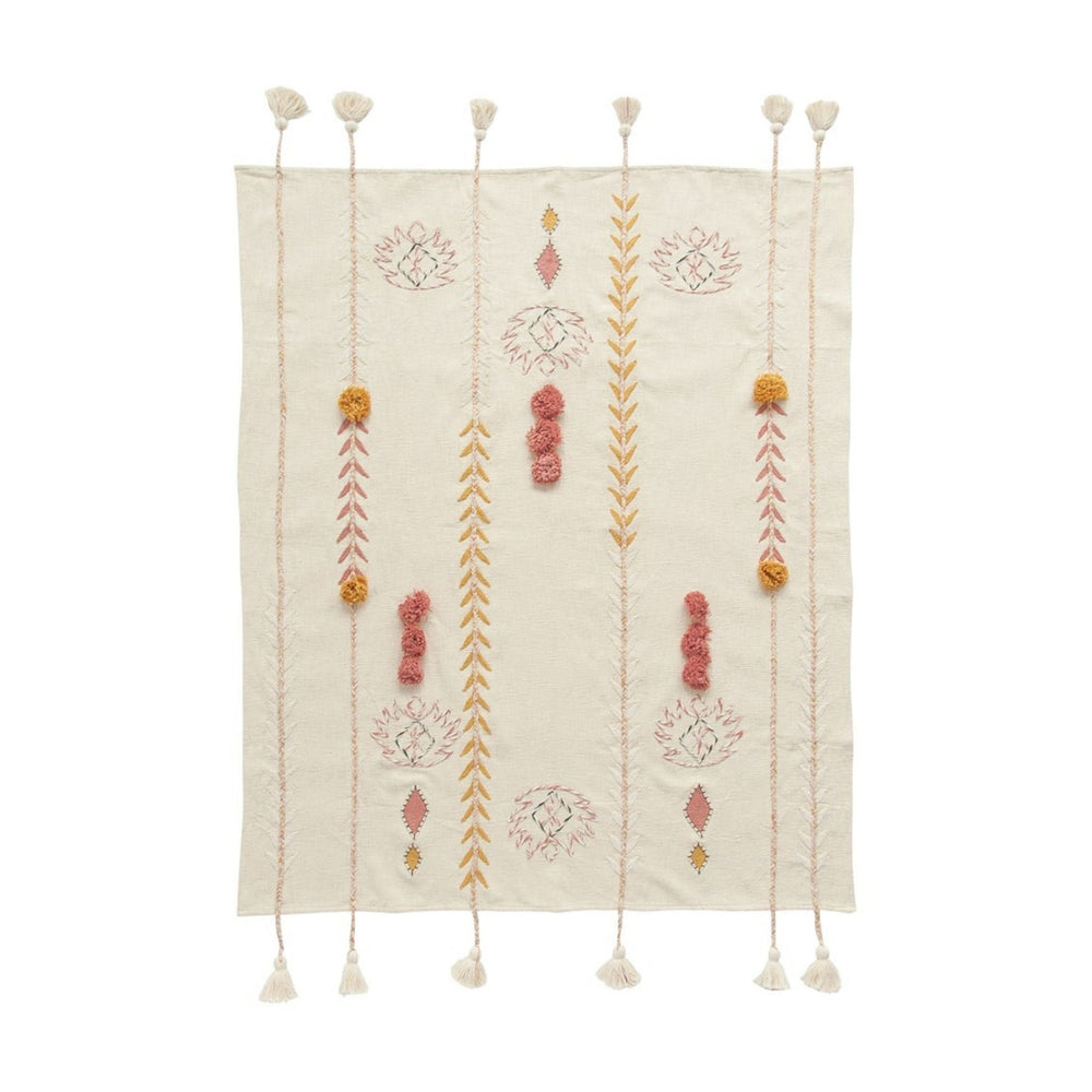 Tassels and Applique Throw - #shop_name Throws