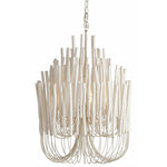 Tilda Small Chandelier Whitewash Stained Wood - #shop_name Chandelier