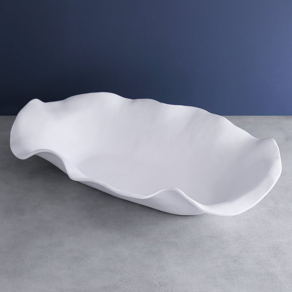 VIDA Nube Extra Large Oval Centerpiece (White) - #shop_name