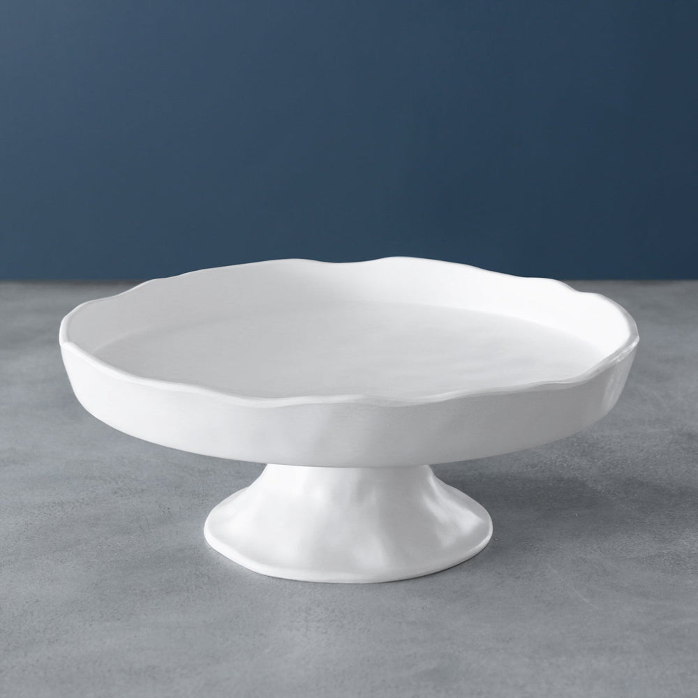 VIDA Nube Round Pedestal Cake Plate (White) - #shop_name