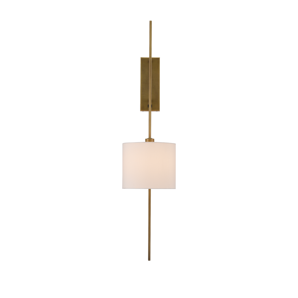 
                      
                        Savill Brass Wall Sconce.
                      
                    
