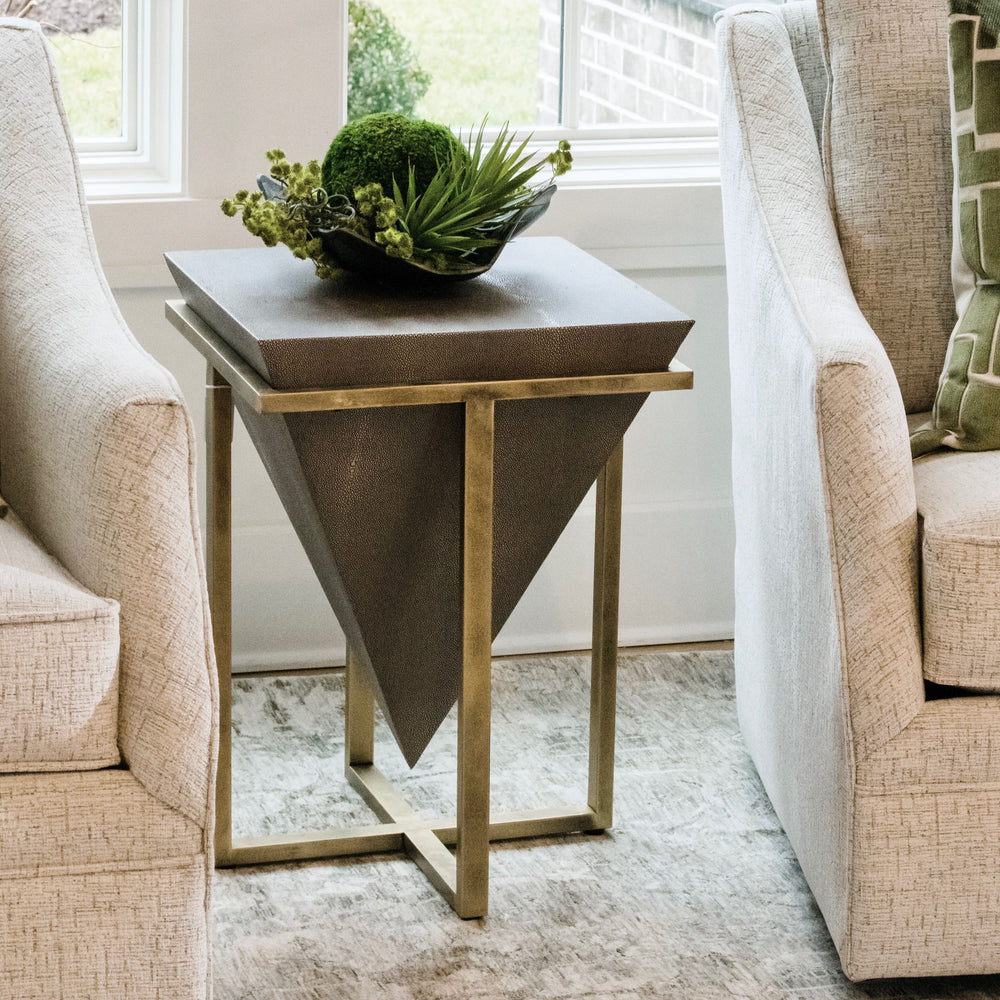 
                      
                        Bertrand Shagreen Accent Table
                      
                    