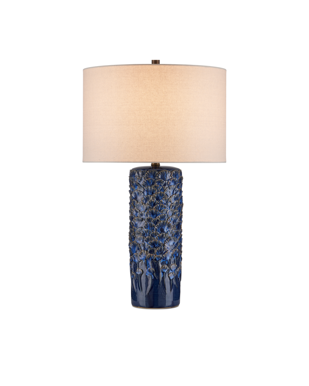 Fairmont Dark Blue Table Lamp.