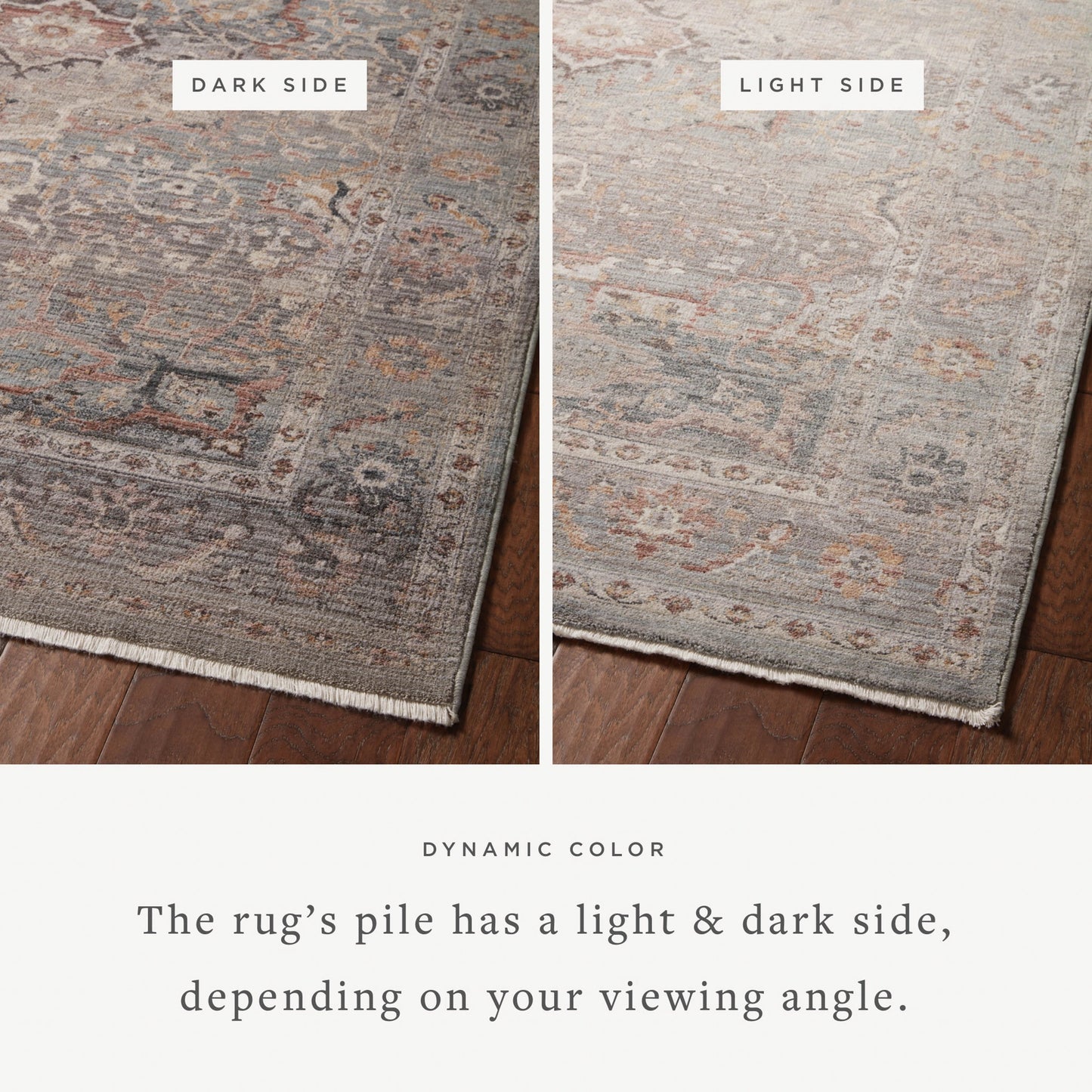 Loloi Lyra Sky / Multi 5'-3" x 7'-9" Area Rug