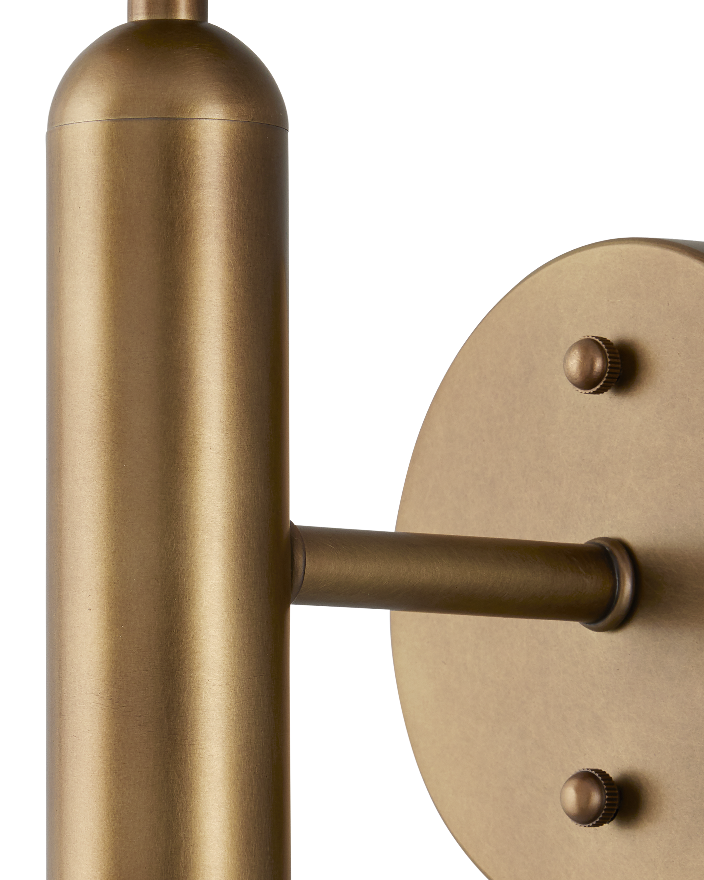 Barbican Double-Light Brass Wall Sconce - Thumbnail 5