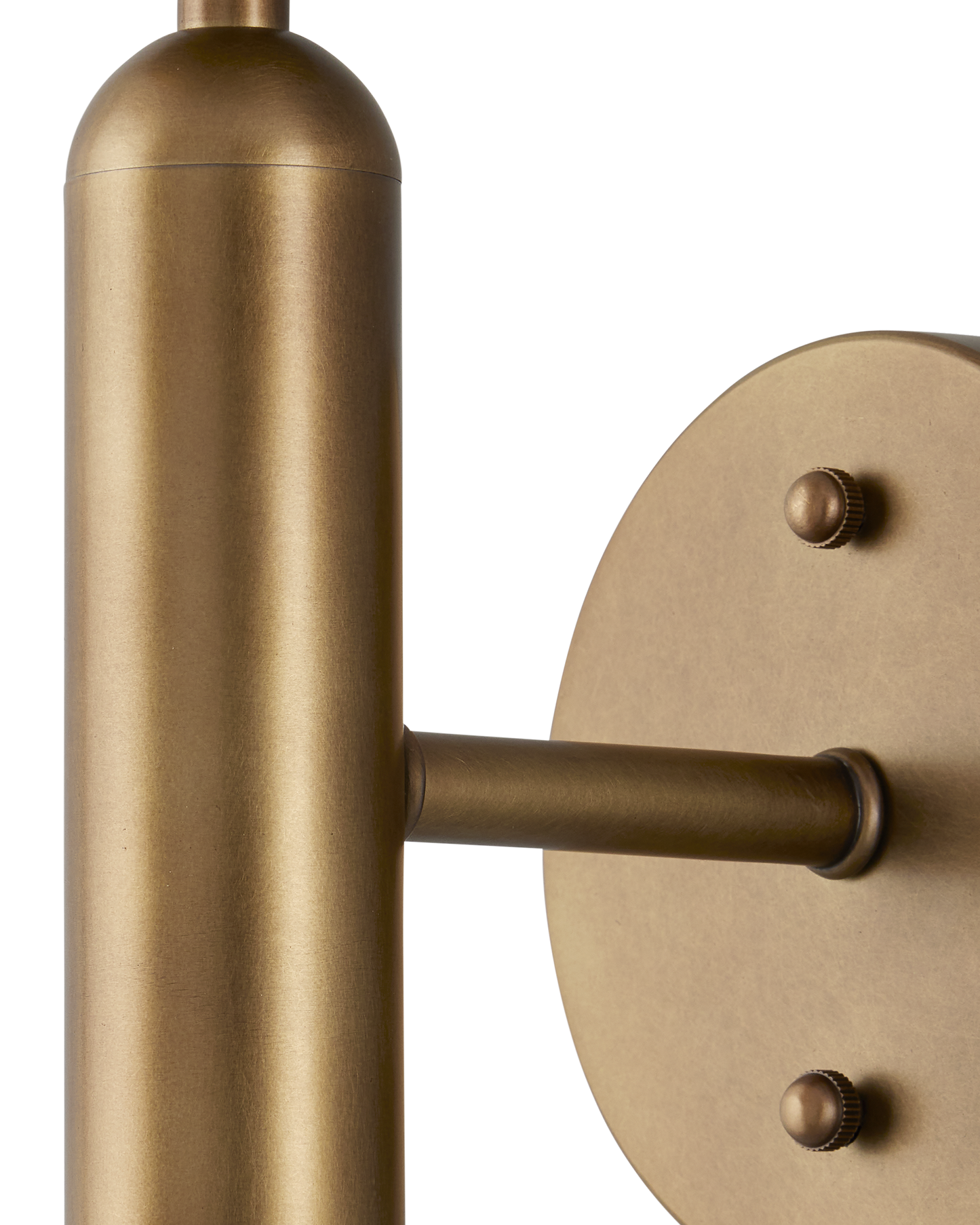 Barbican Single-Light Brass Wall Sconce.