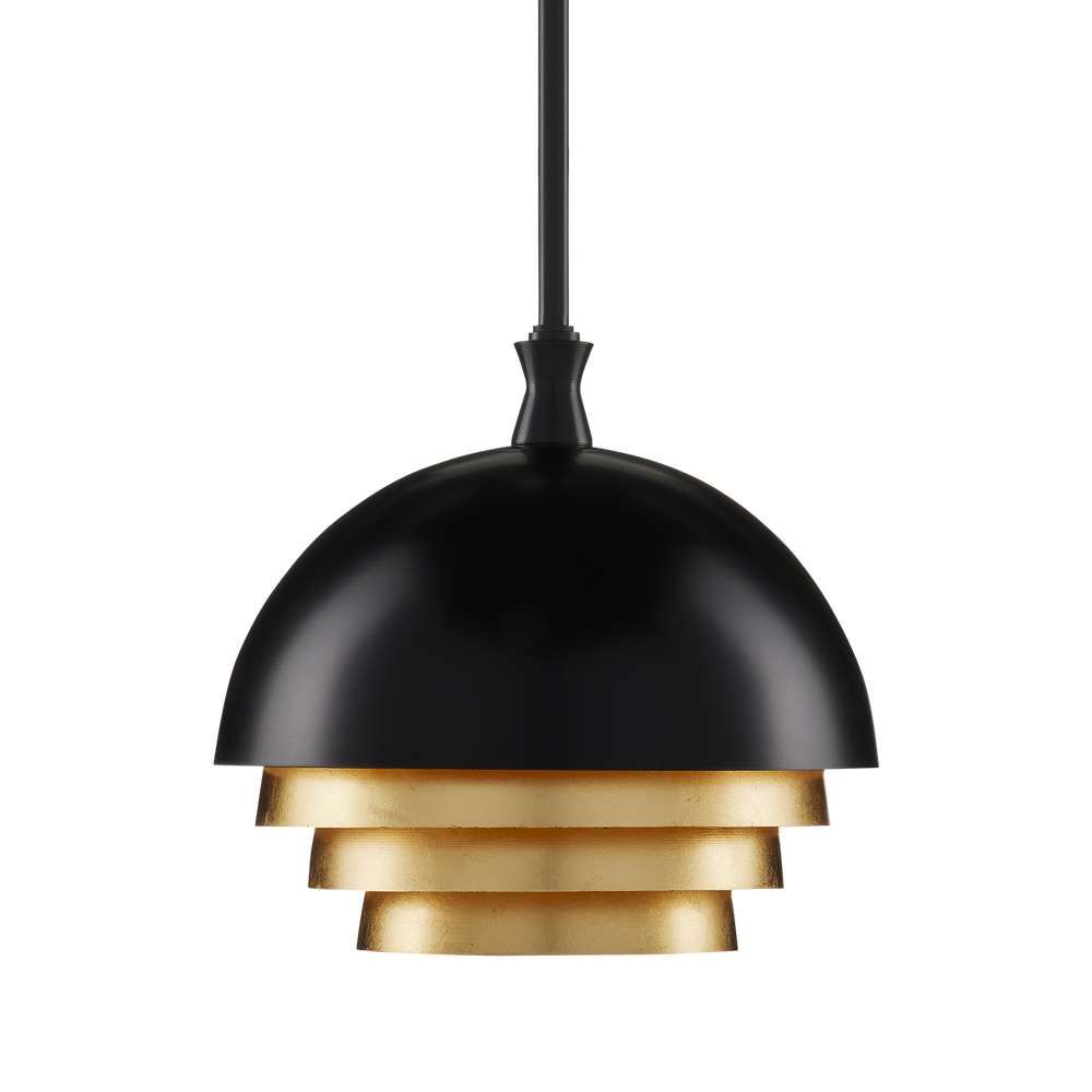 
                      
                        Salviati Medium Black & Gold Pendant
                      
                    