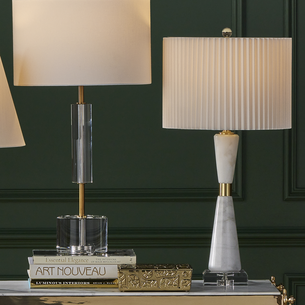 
                      
                        Edelmar White Table Lamp.
                      
                    