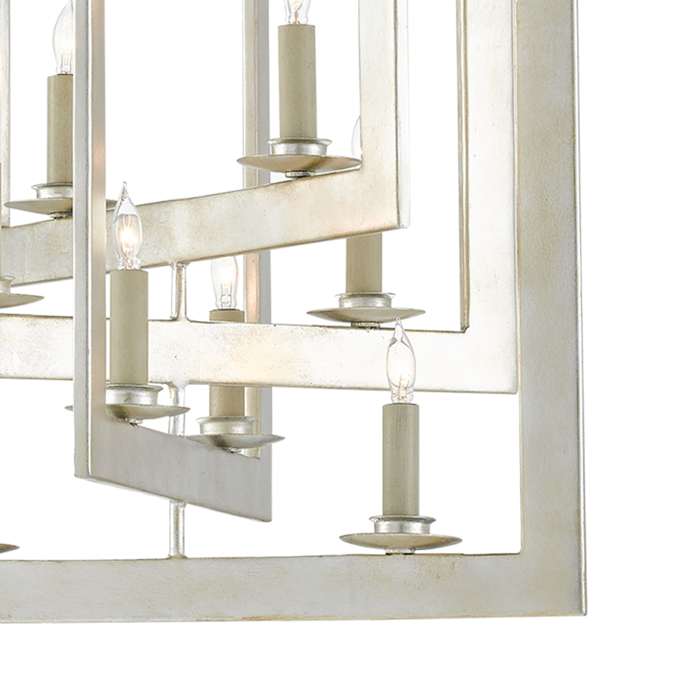 Middleton Small Silver Chandelier