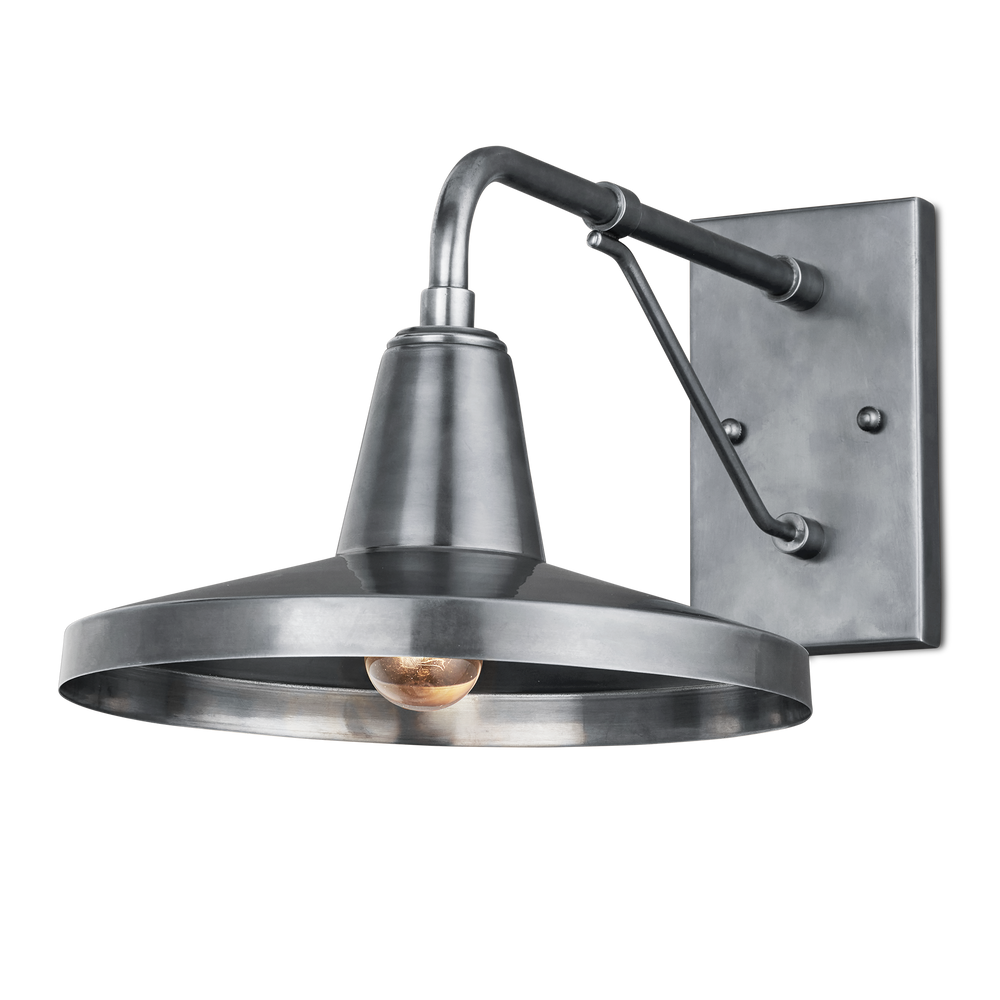 Mariner Silver Outdoor Wall Sconce