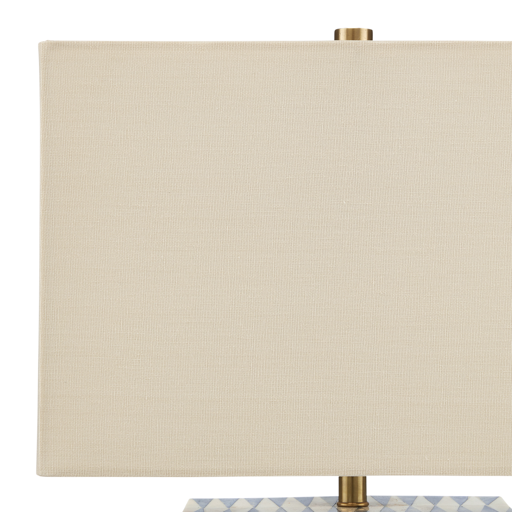 
                      
                        Nadene Blue & White Table Lamp.
                      
                    