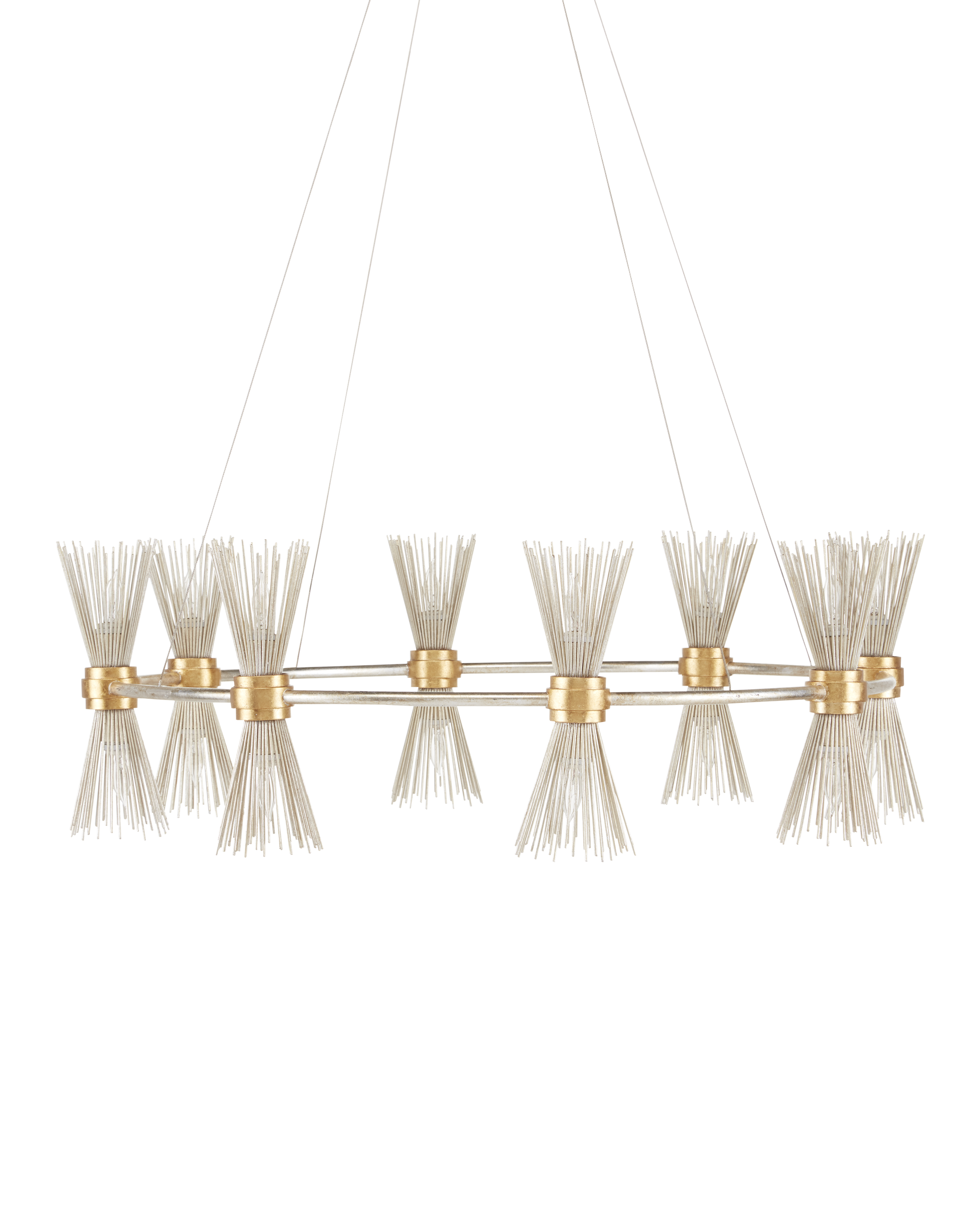 Novatude Gold & Silver Chandelier