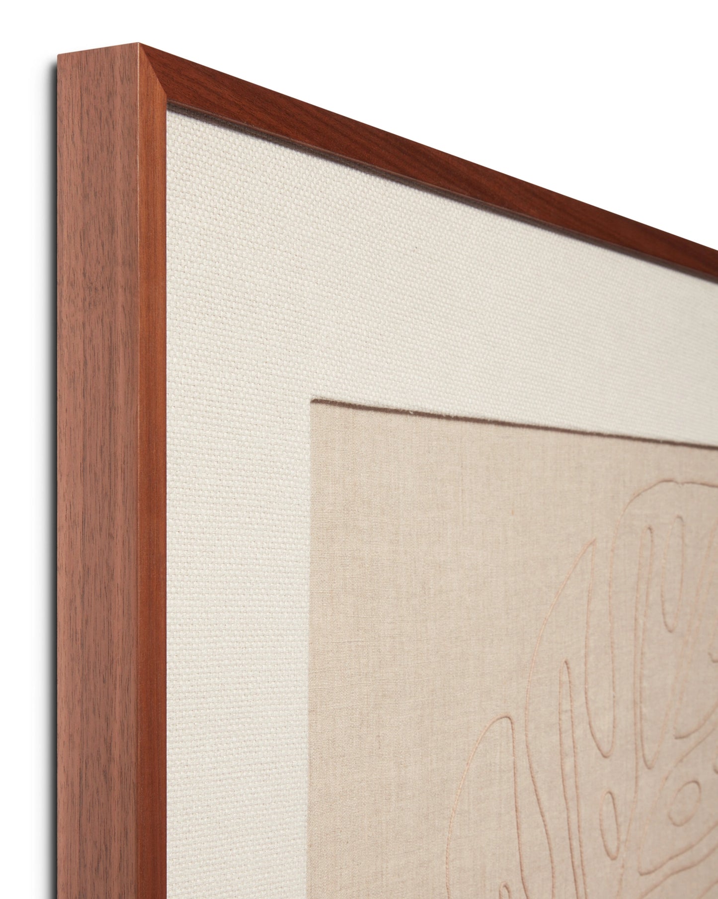 Loloi Monstera Natural / Beige 1'-8" X 1'-8" Wall Art