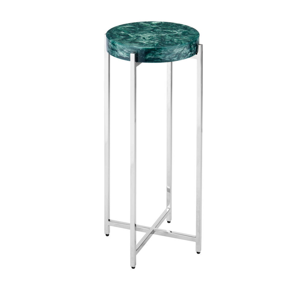 Rina Teal Drinks Table