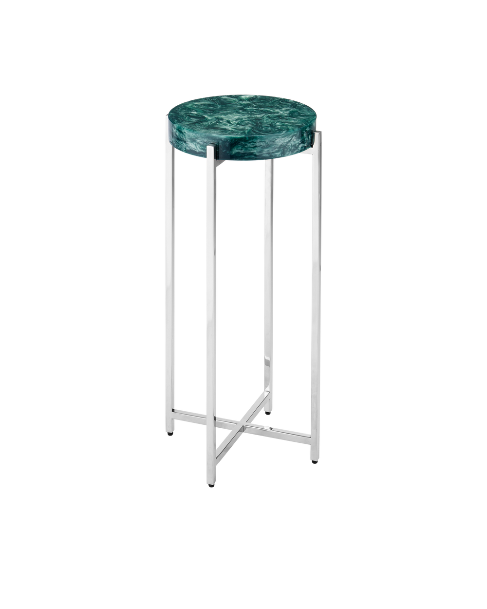 Rina Teal Drinks Table