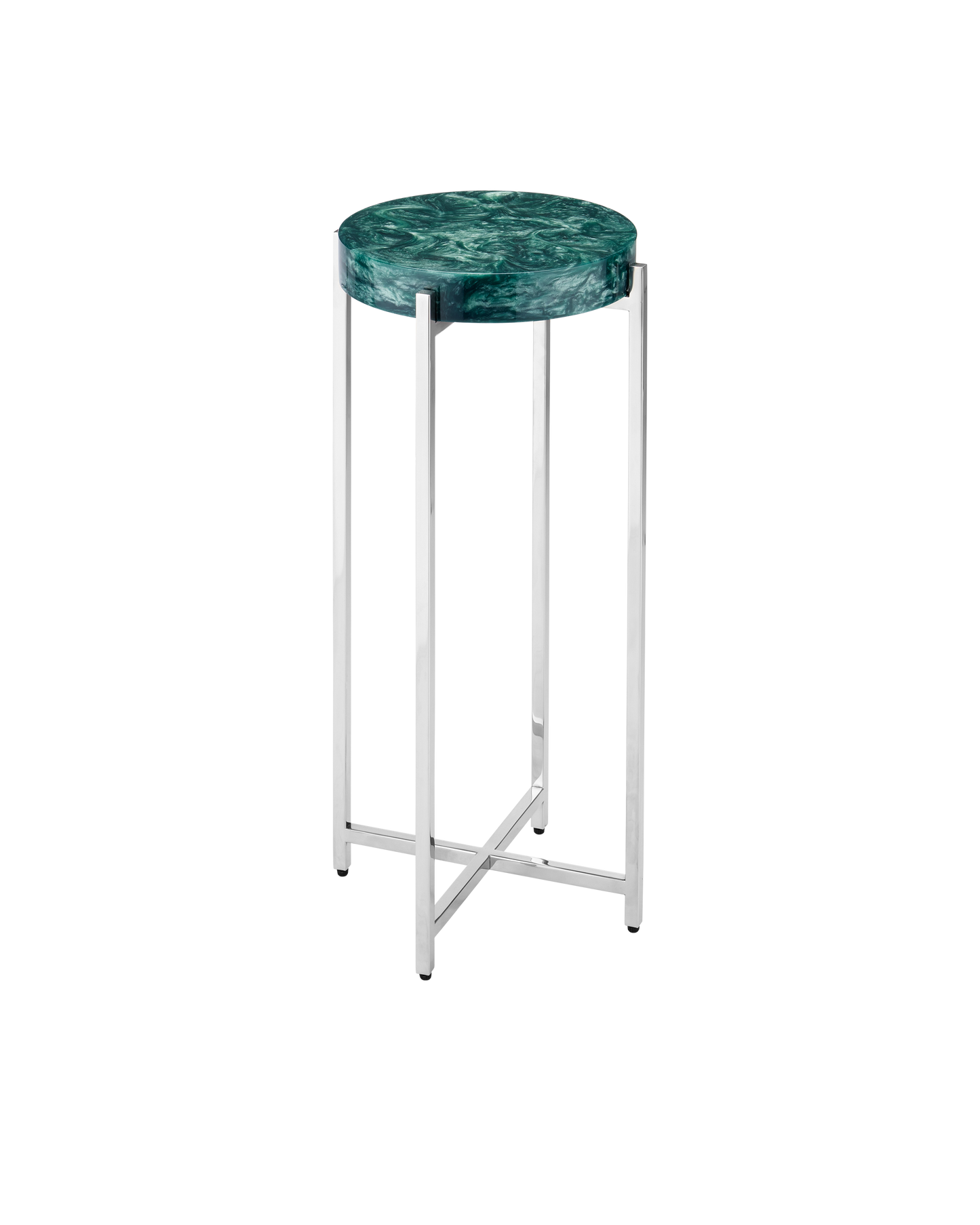 Rina Teal Drinks Table