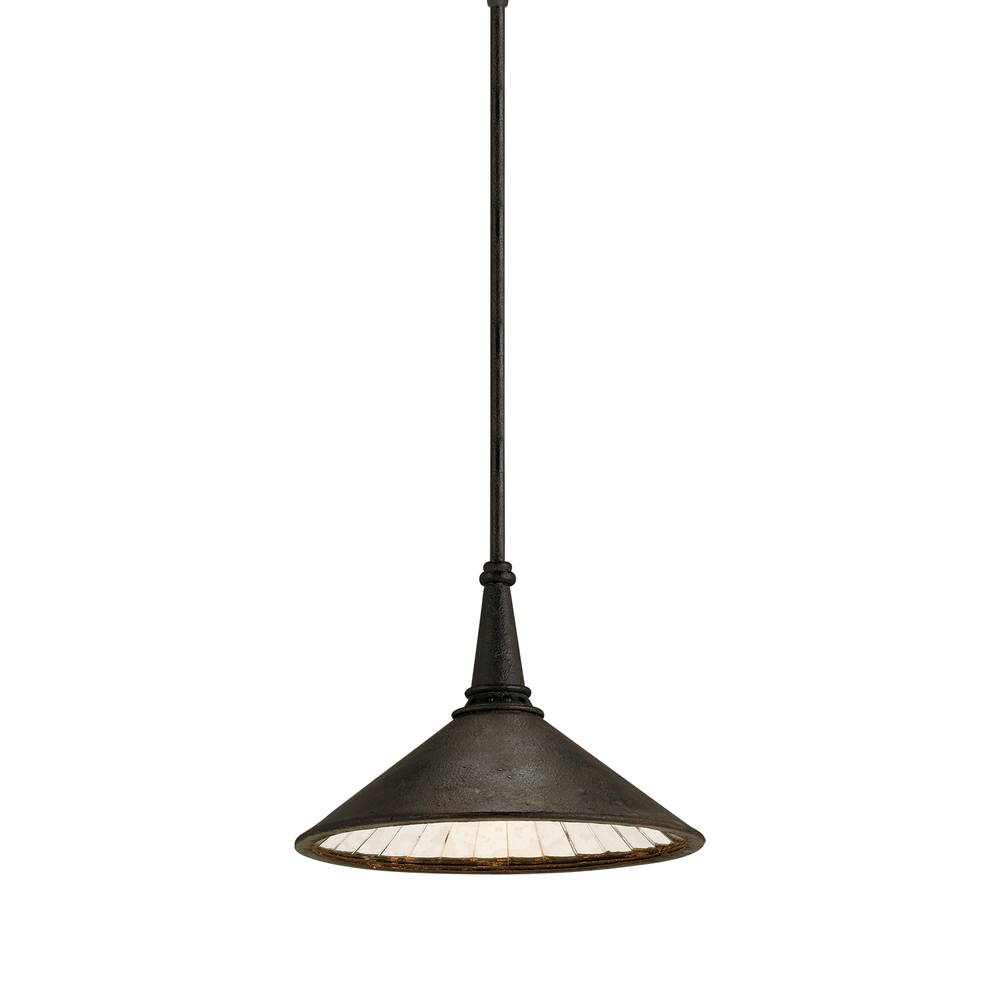 
                      
                        Manuscript Medium Black Pendant.
                      
                    